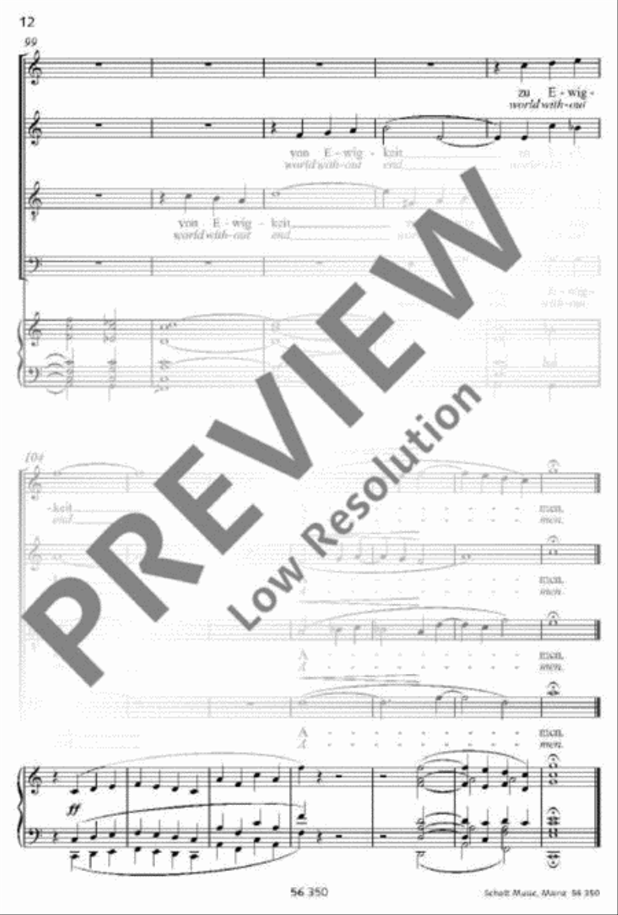 Magnificat Magnificat 4-Part scores gallery preview page 11