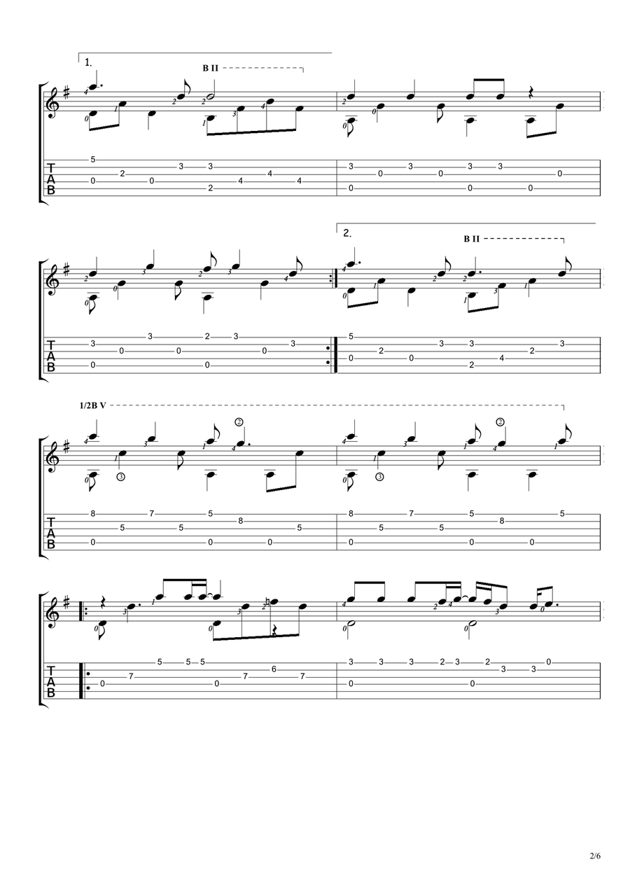 Eternal Flame Acoustic Guitar scores gallery preview page 2