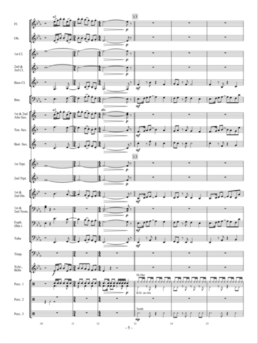 Dream Chaser Dream Chaser Concert Band scores gallery preview page 4