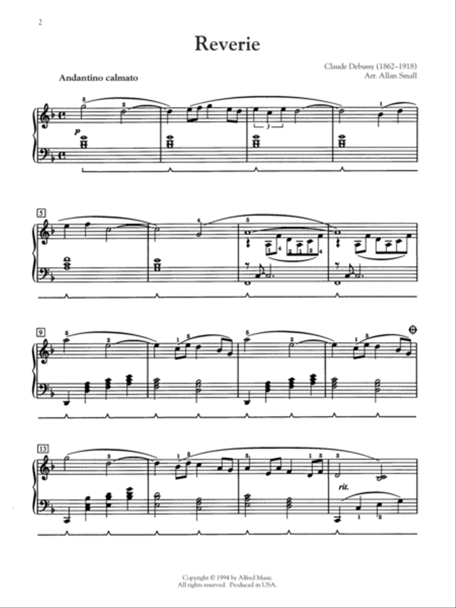 Reverie Reverie Small Ensemble scores gallery preview page 2