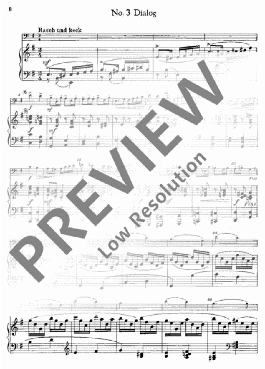 Ten Miniatures Cello scores gallery preview page 9