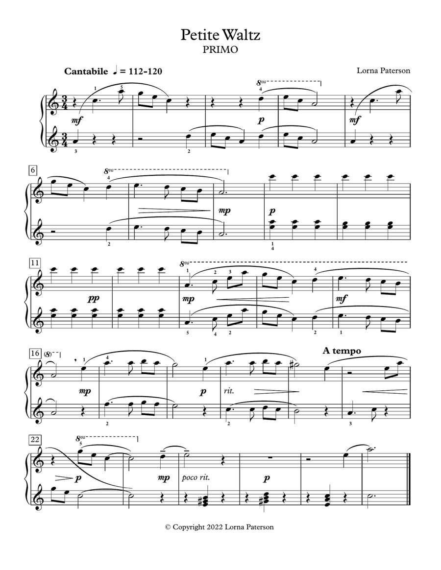 Petite Waltz Piano Method scores gallery preview page 2