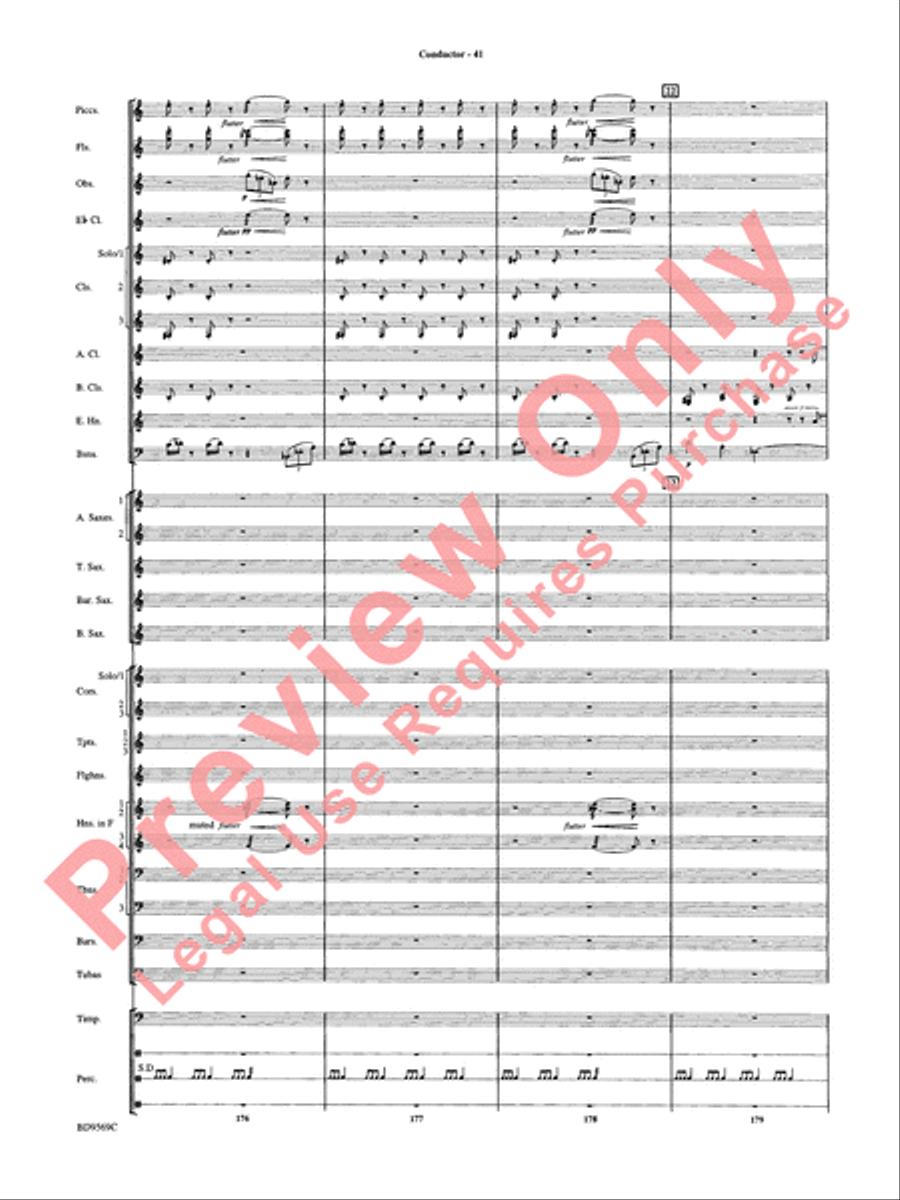 Jericho Concert Band scores gallery preview page 46
