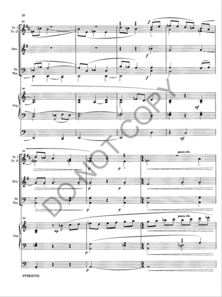 Triptych Choir scores gallery preview page 23