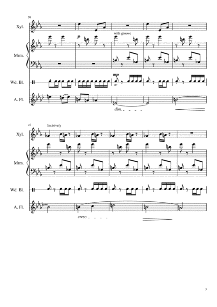 ANANGULA - an Australian Piece Percussion Ensemble scores gallery preview page 3
