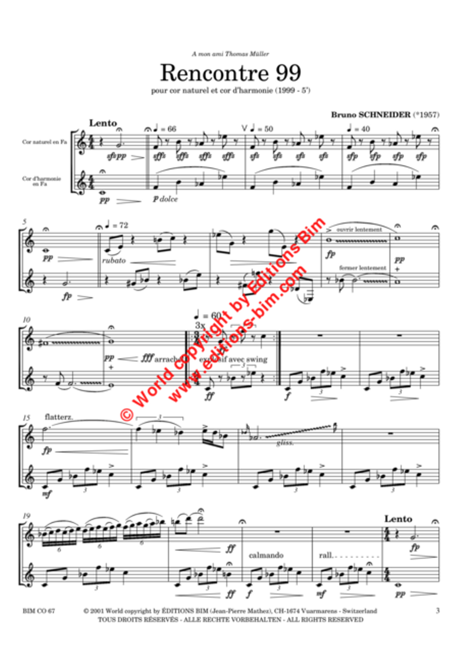 Rencontres 99 Brass Duet scores gallery preview page 2