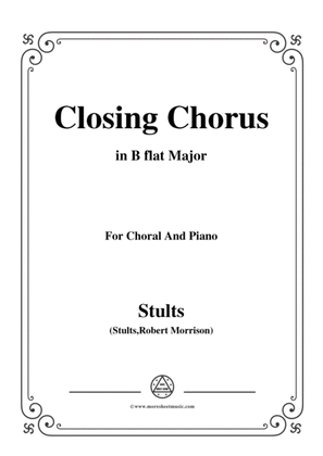 Book cover for Stults-The Story of Christmas,No.11,Closing Chorus,Crown Him Lord of All,in B flat Major,for Choral