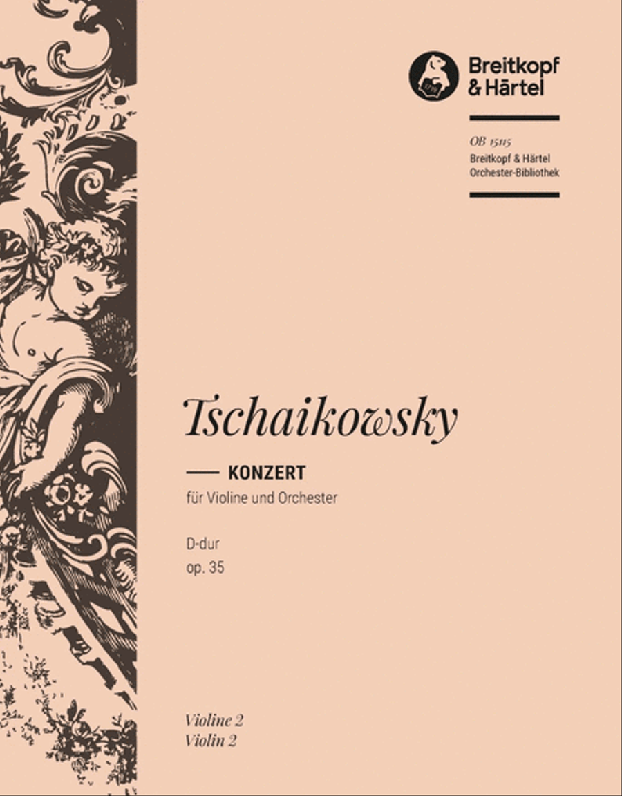 Violin Concerto in D major Op. 35 Orchestra scores gallery preview page 1