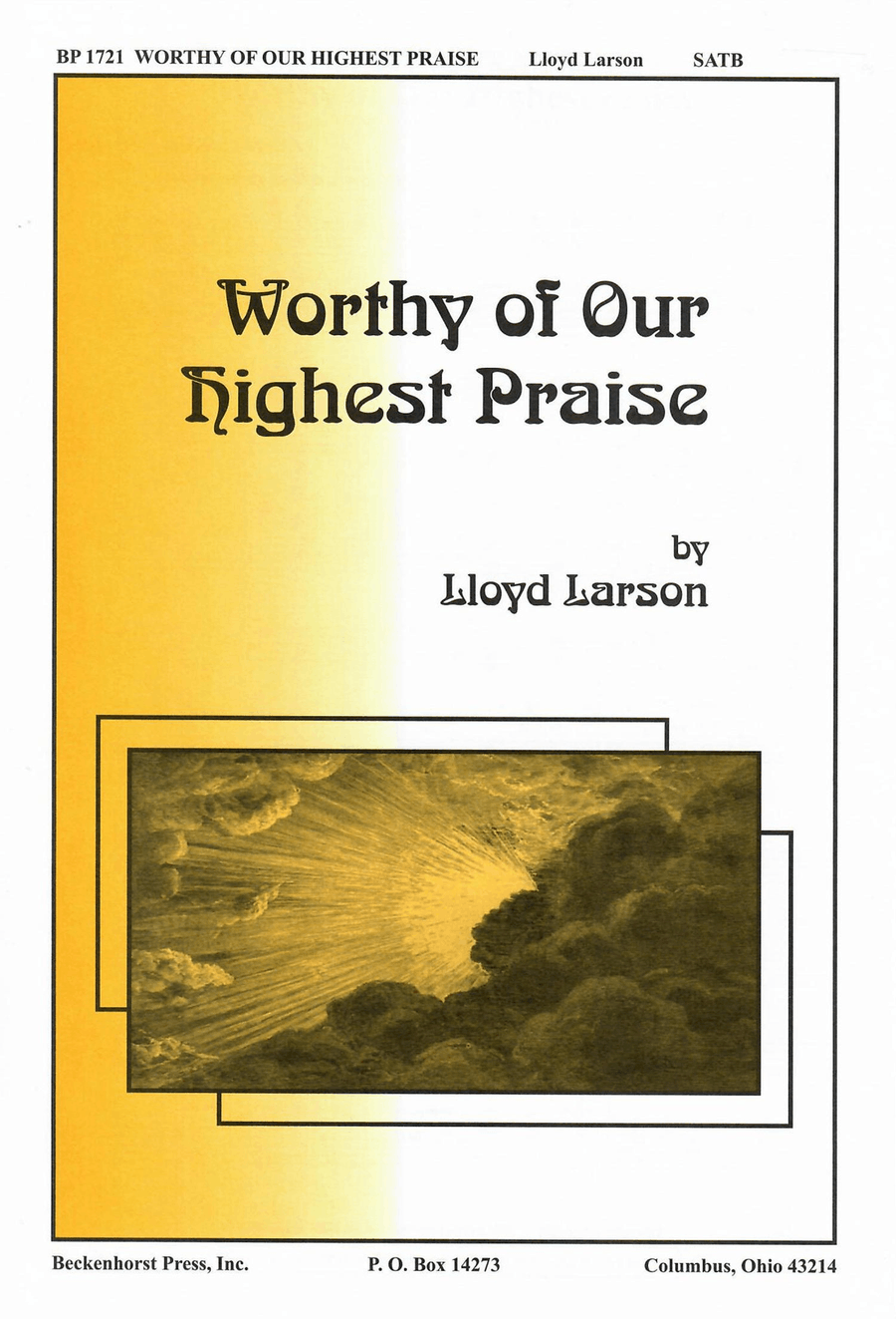 Worthy of Our Highest Praise 4-Part scores gallery preview page 1