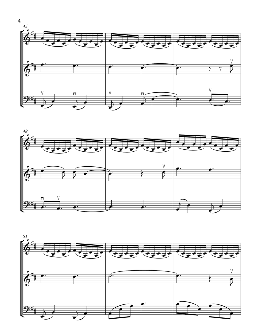 I Get To Love You String Trio scores gallery preview page 4