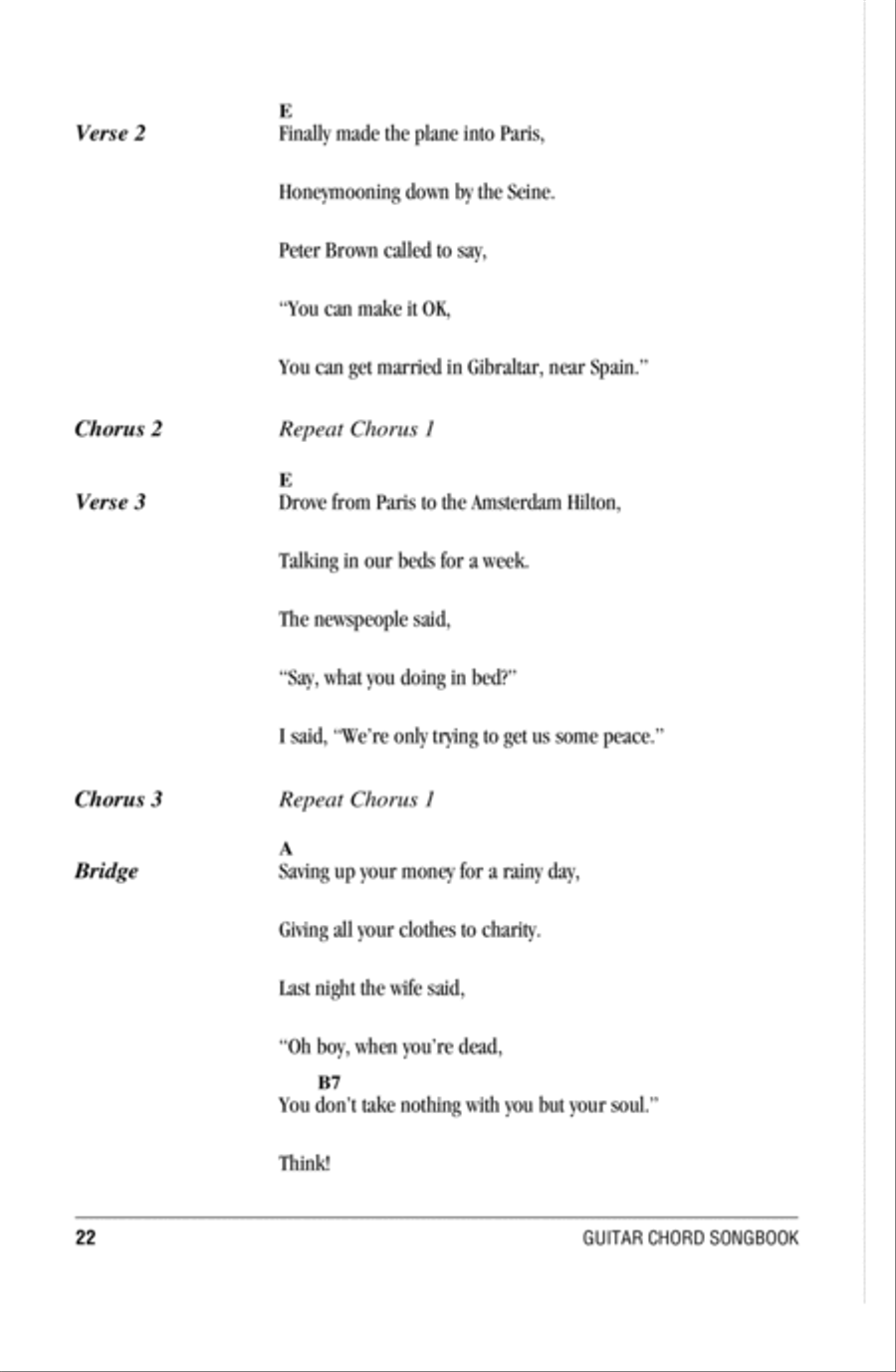 The Ballad Of John And Yoko Acoustic Guitar scores gallery preview page 2