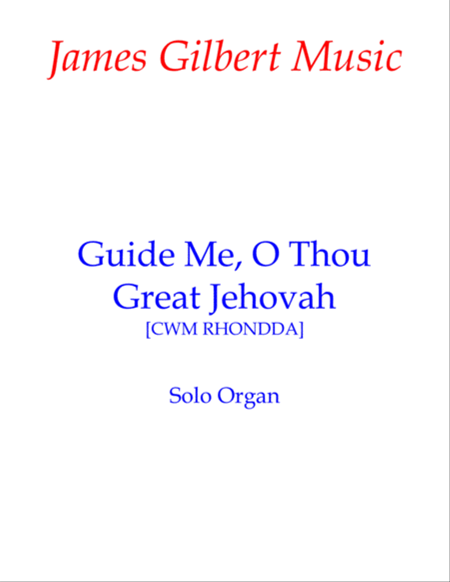 Guide Me O Thou Great Jehovah Organ Solo scores gallery preview page 1