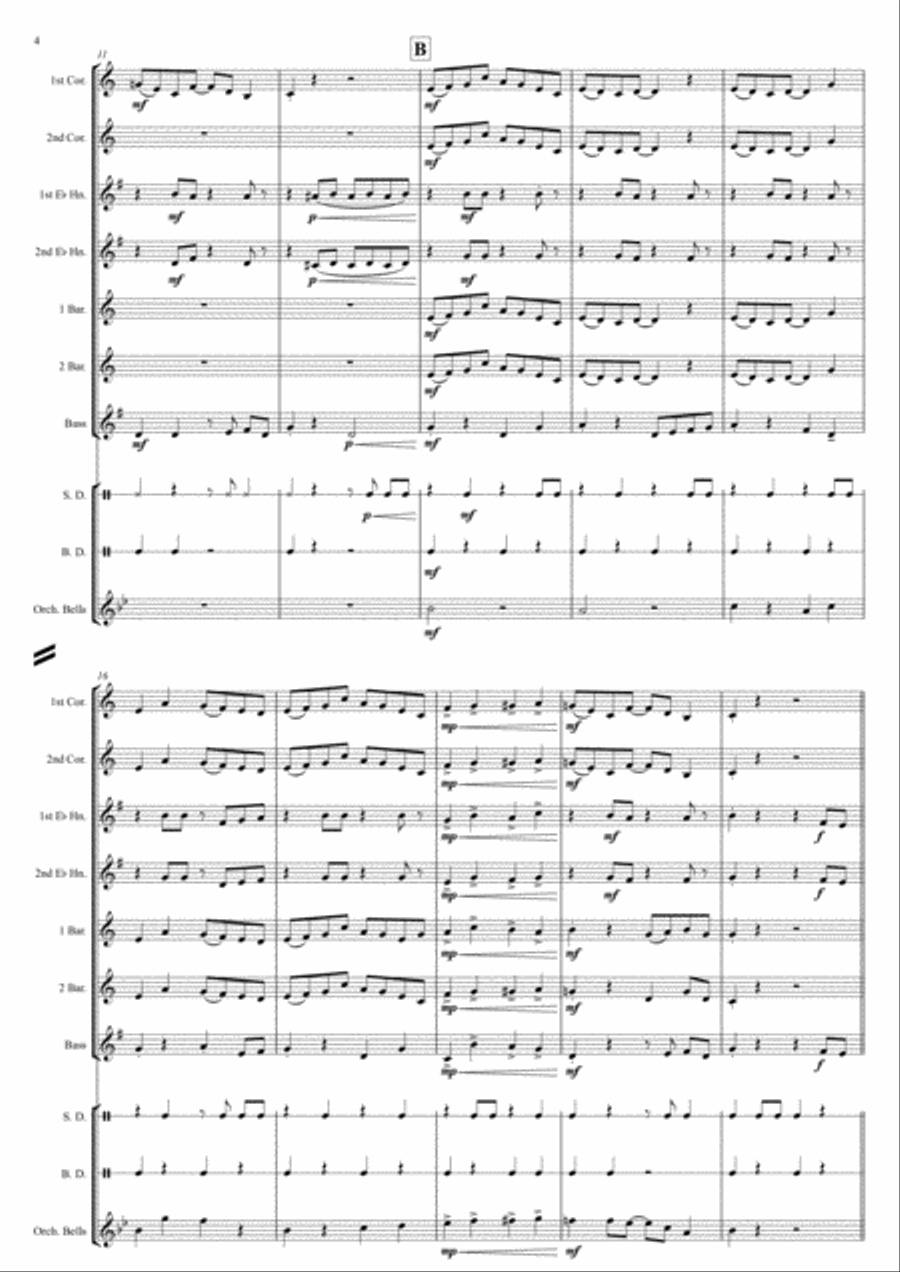 Kai.. (When...) Kai.. (When...) Brass Ensemble scores gallery preview page 4