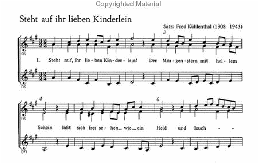 Morgen- und Abendlieder Choir scores gallery preview page 3