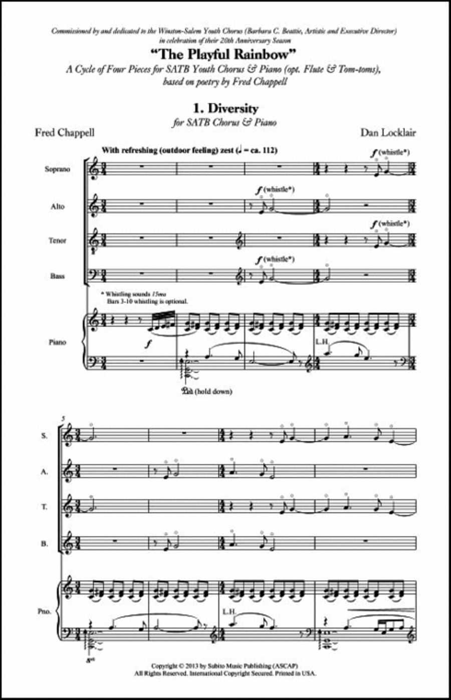 The Playful Rainbow (complete) SSA scores gallery preview page 3