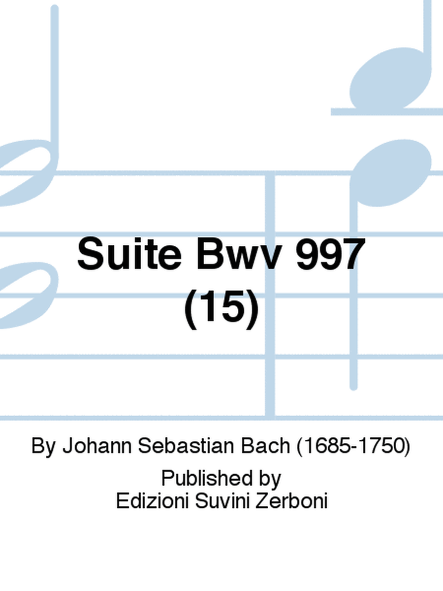 Suite Bwv 997 (15)