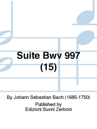 Book cover for Suite Bwv 997 (15)
