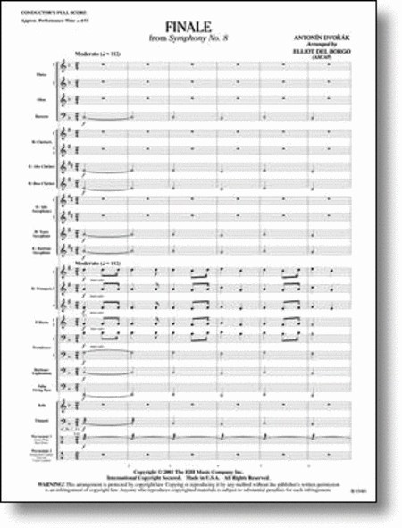 Finale from Dvorák's Symphony No. 8 image number null