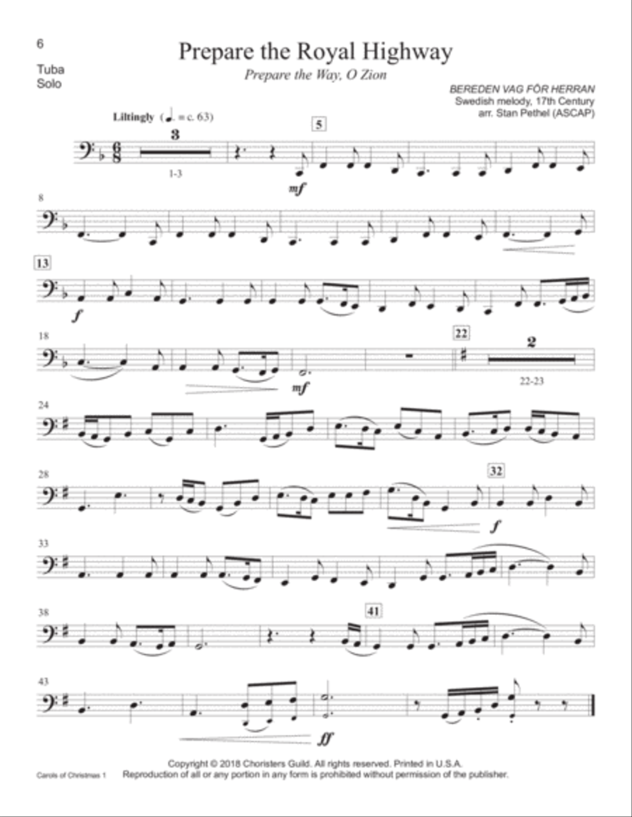 Carols of Christmas, Set 1 - Tuba Tuba scores gallery preview page 4