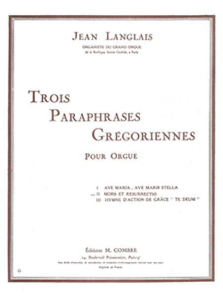 Mors et resurrectio (Paraphrase gregorienne, No. 2)
