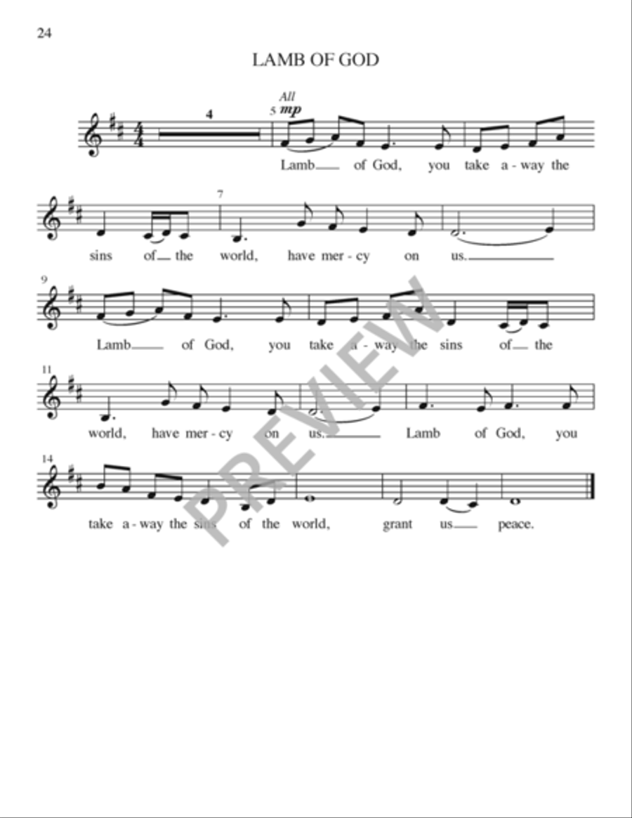 Ruah - Presider edition Ruah - Presider edition C Instrument scores gallery preview page 23