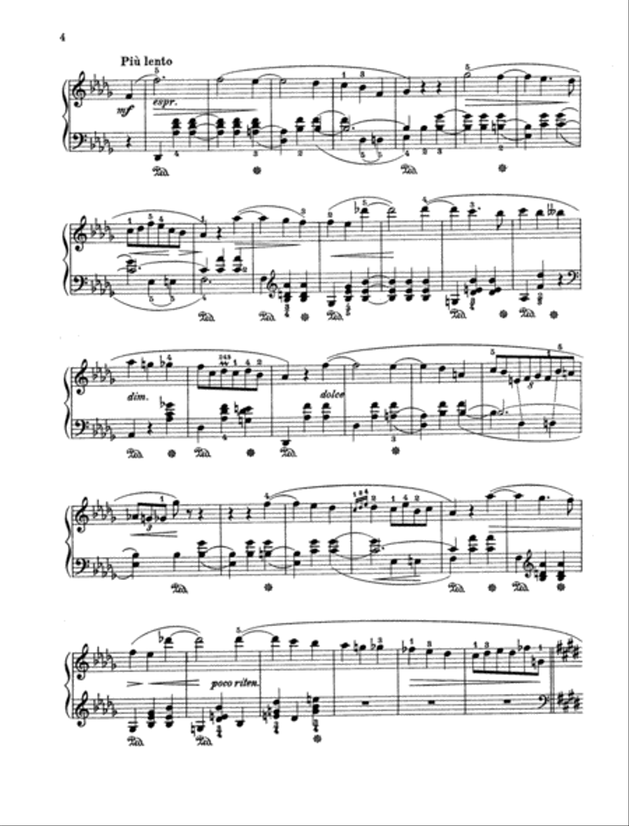 Waltz C-sharp minor, Op. 64/2 Piano Solo scores gallery preview page 3