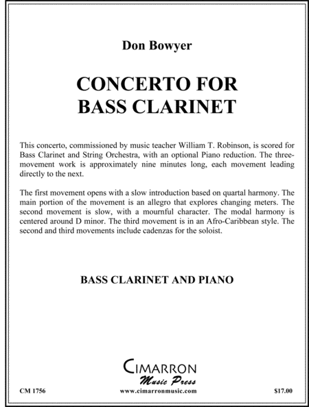 Concerto for Bass Clarinet