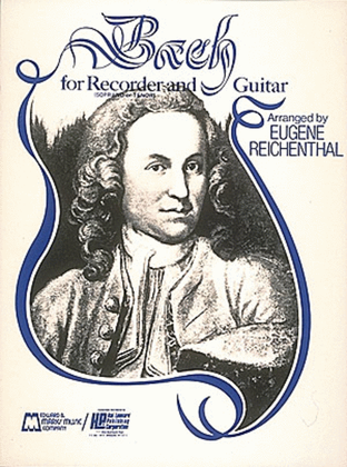 Book cover for Bach for Soprano or Tenor Recorder and Guitar