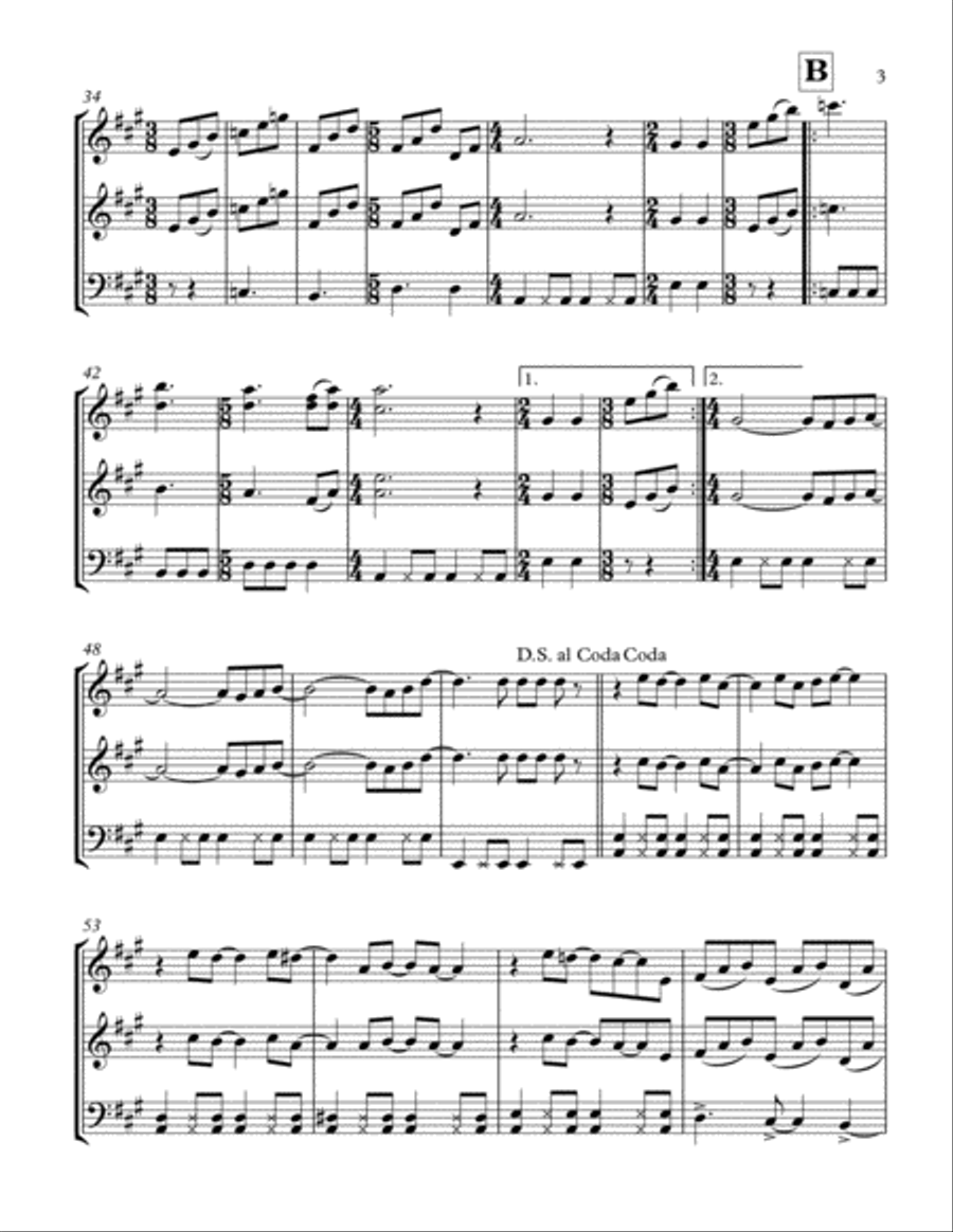 Here Comes The Sun Here Comes The Sun String Trio scores gallery preview page 4