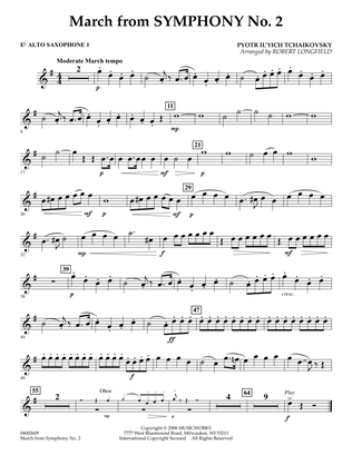 March from Symphony No. 2 - Eb Alto Saxophone 1