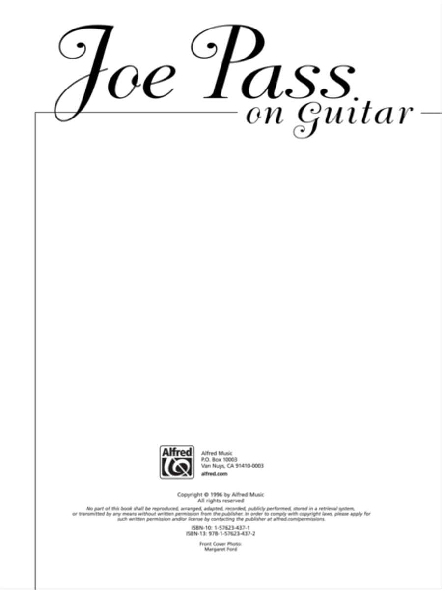 Joe Pass -- On Guitar Electric Guitar scores gallery preview page 2