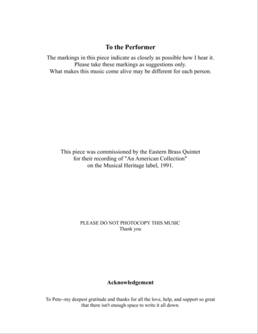American Soings American Soings Brass Ensemble scores gallery preview page 3