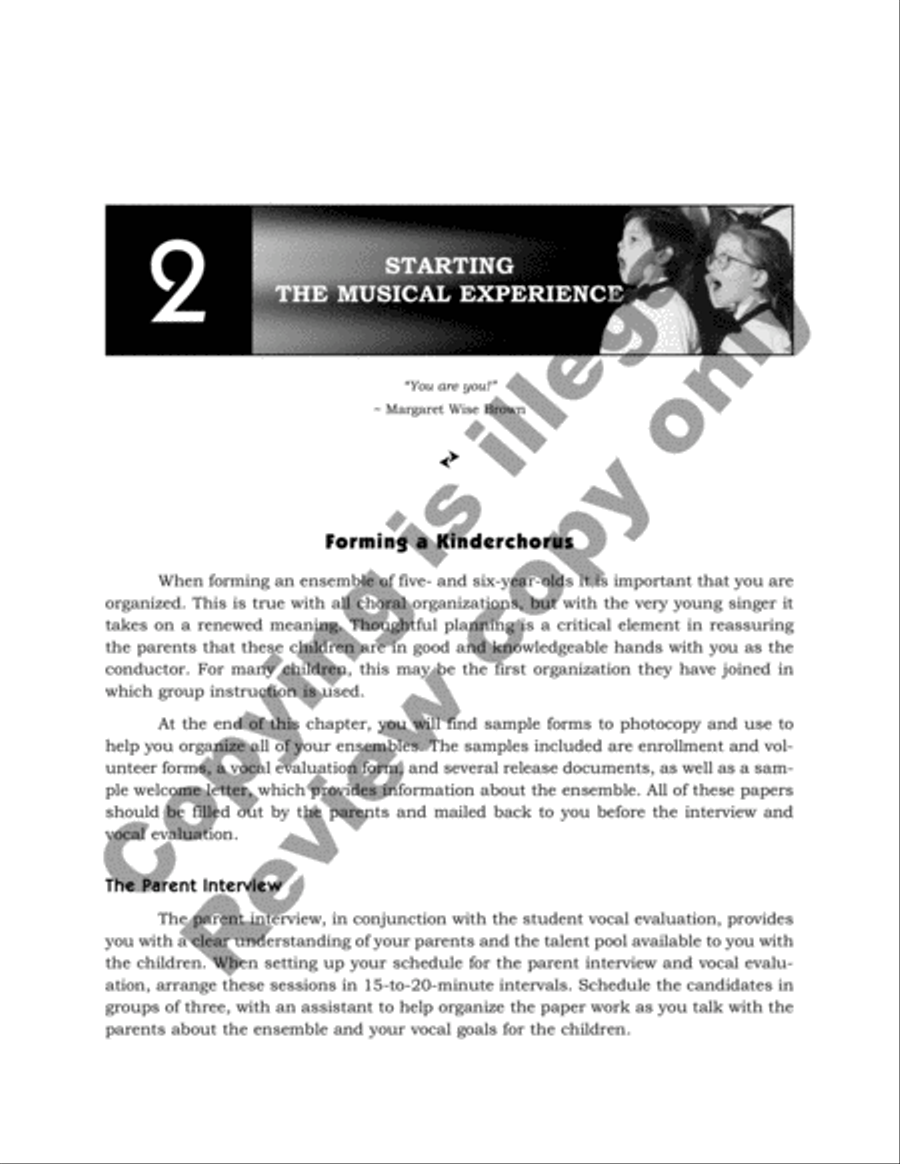 Innocent Sounds: Book I The Singer's Journey Begins Voice scores gallery preview page 8