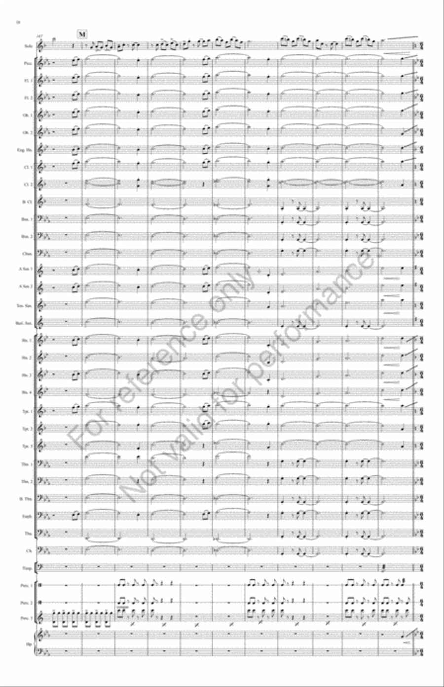 Shenandoah Fantasy Concert Band scores gallery preview page 19