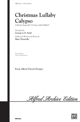 Book cover for Christmas Lullaby Calypso - 2-Part