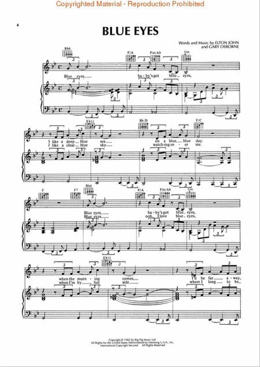 Elton John Ballads - 2nd Edition Piano, Vocal, Guitar scores gallery preview page 2
