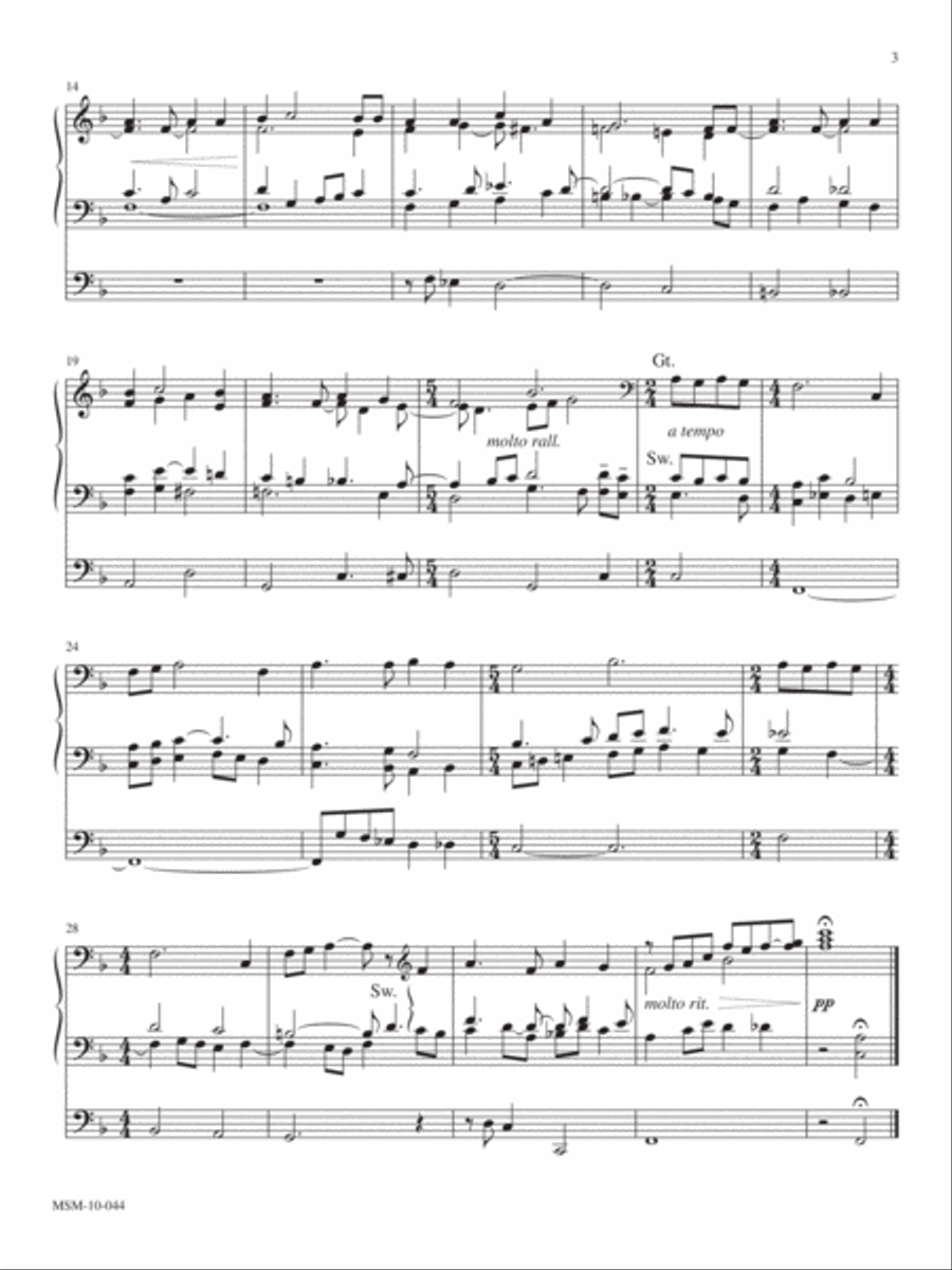 I Want Jesus to Walk with Me Organ scores gallery preview page 4