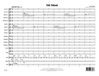 Book cover for The Theme - Conductor Score (Full Score)