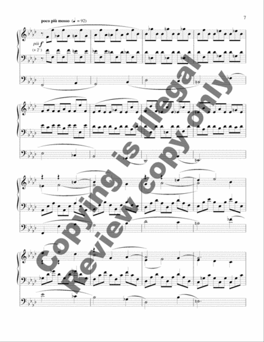 Prelude and Passacaglia Organ scores gallery preview page 12