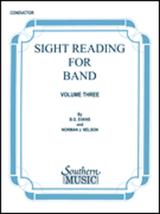 Sight Reading for Band, Book 3
