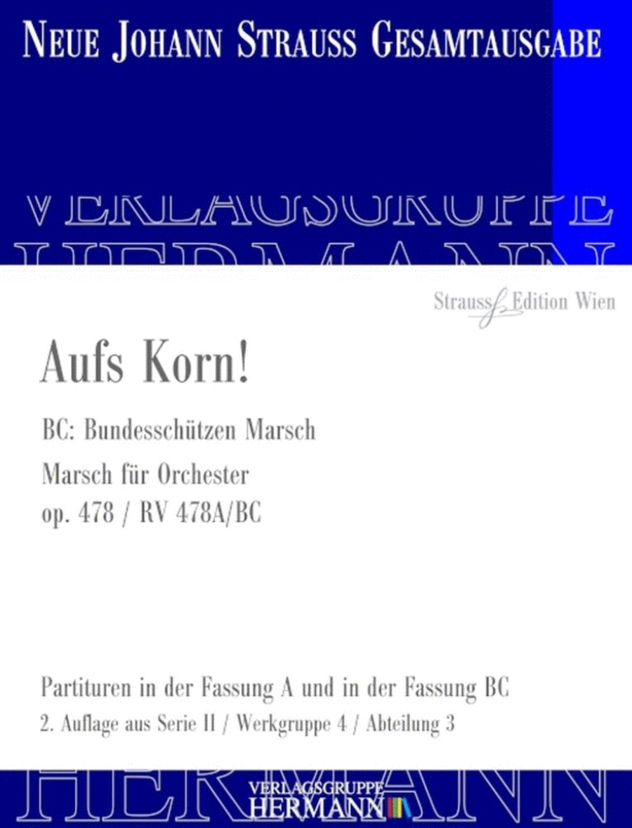 Aufs Korn! Op. 478 RV 478A/BC Orchestra scores gallery preview page 1