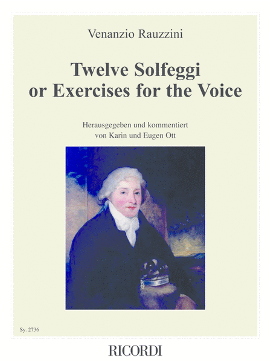12 Solfeggi or Exercises for the Voice Voice scores gallery preview page 1
