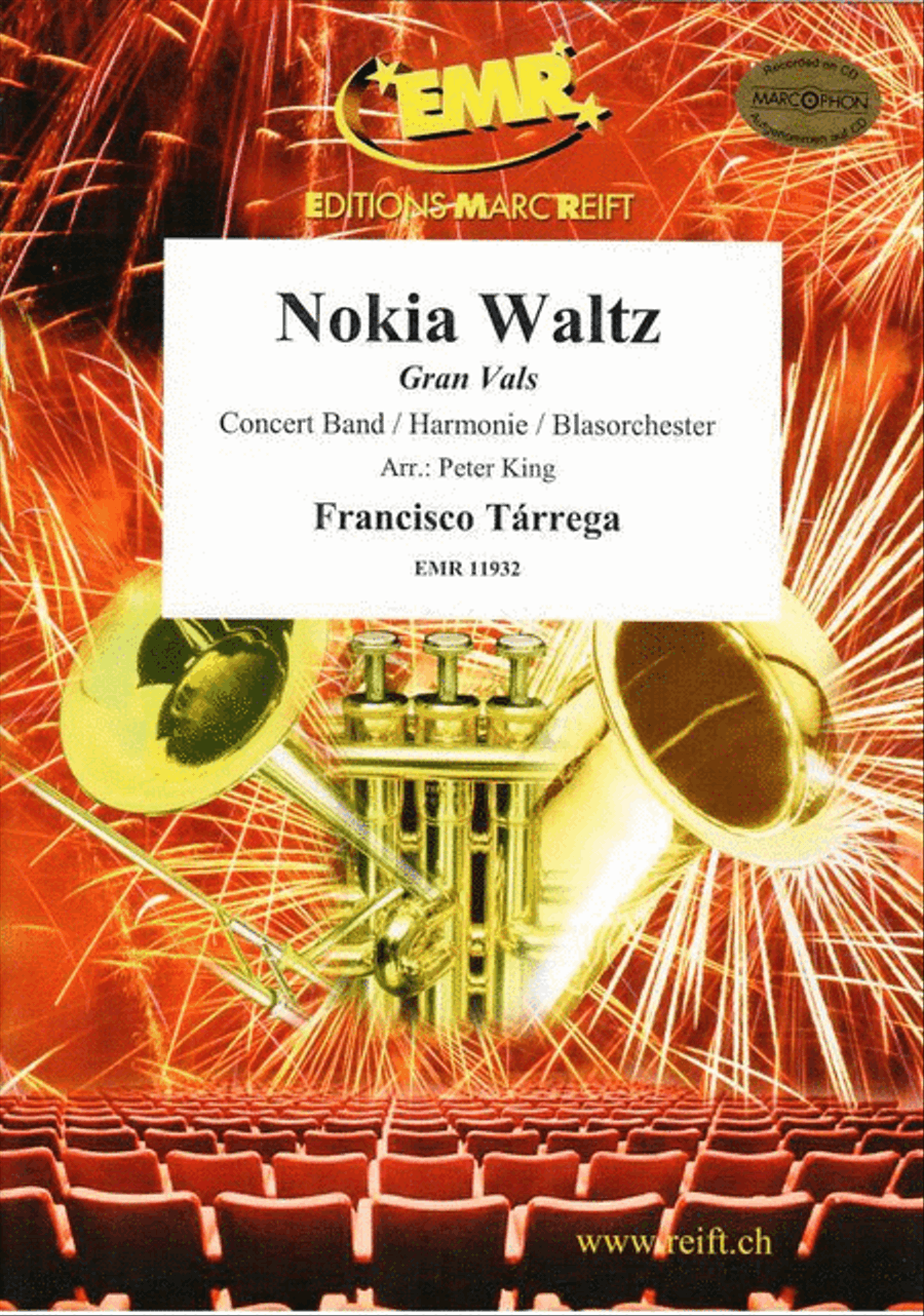 Nokia Waltz Concert Band scores gallery preview page 1