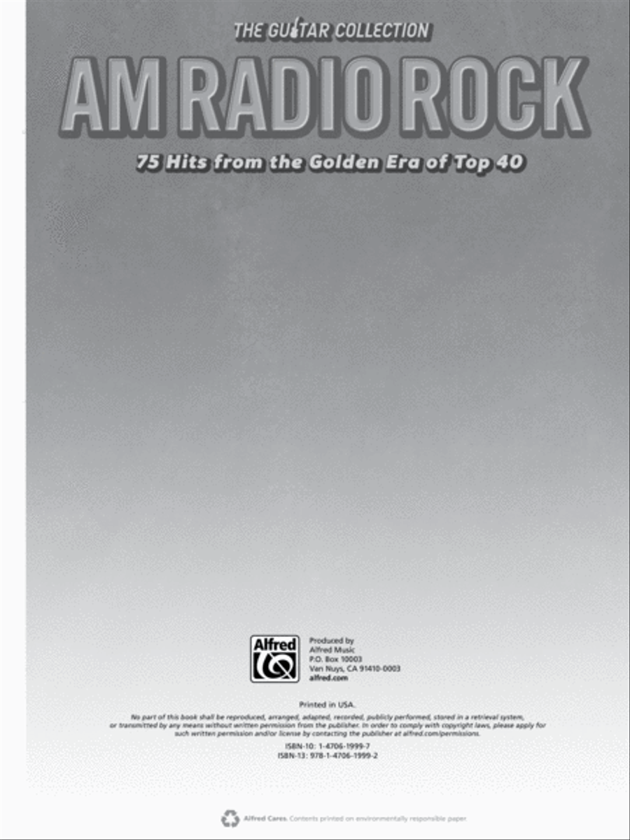 The Guitar Collection -- AM Radio Rock Electric Guitar scores gallery preview page 2