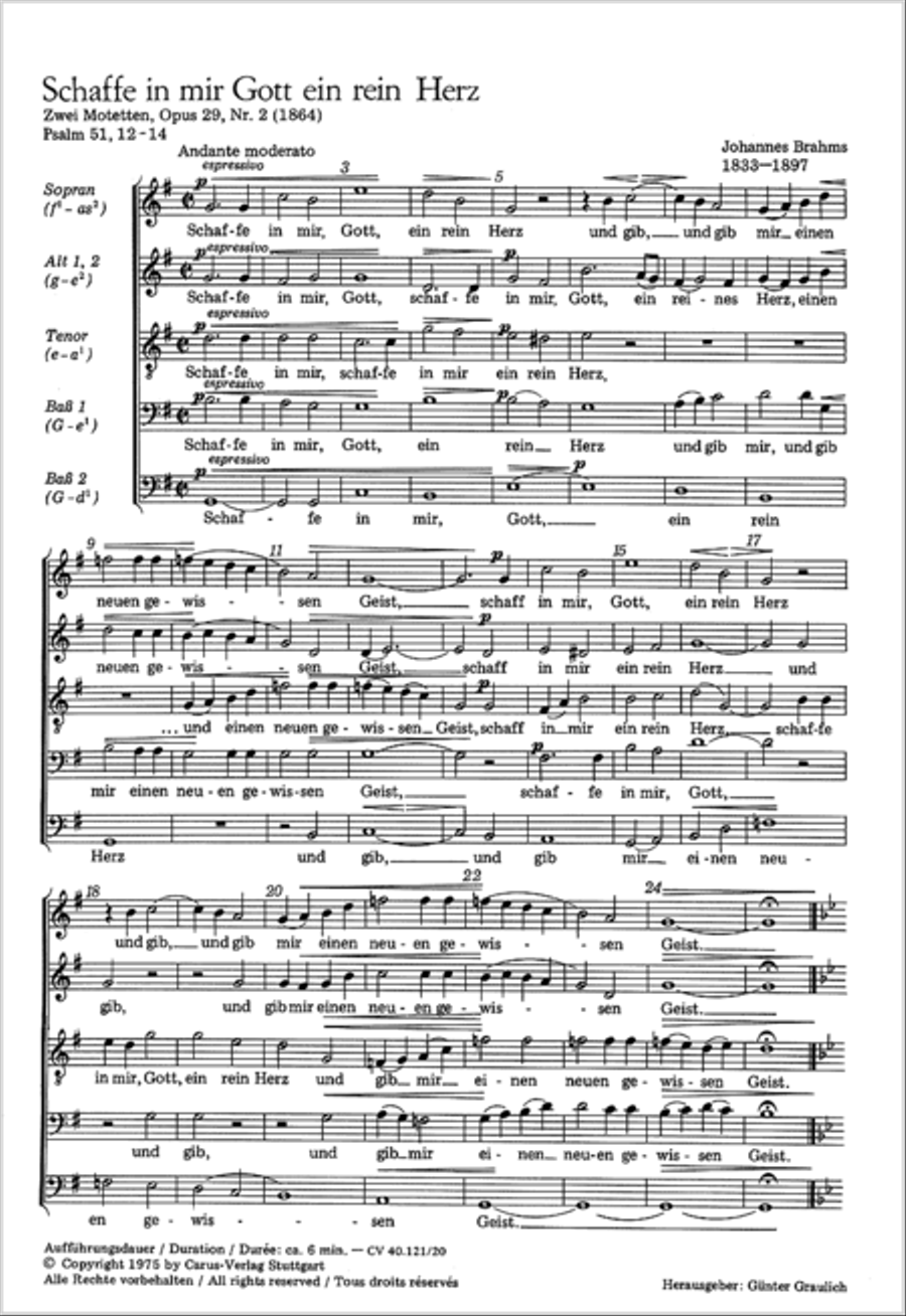 Make in me, o God a clean pure heart Choir scores gallery preview page 10