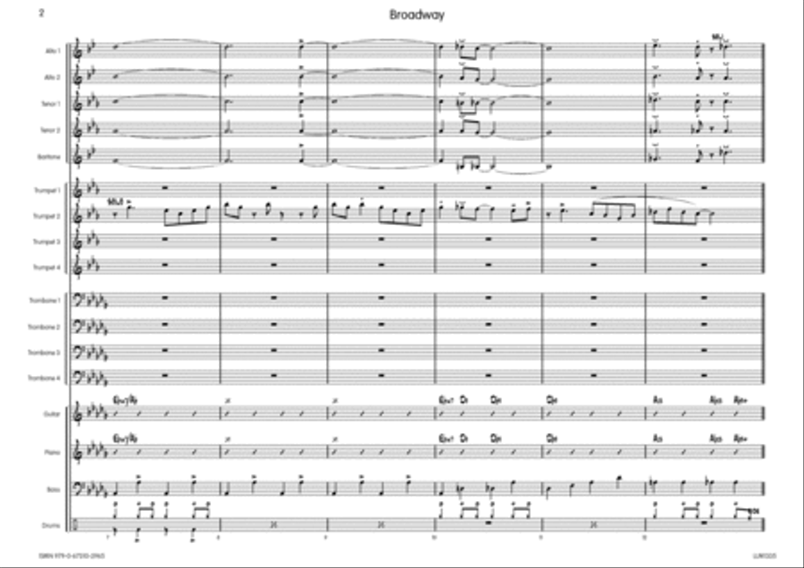 Broadway Big Band scores gallery preview page 3