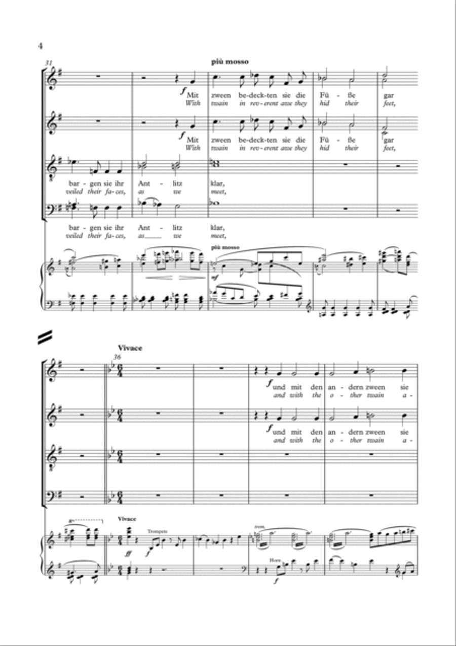Sanctus (The vision of Isaiah) Opus 73 Choir scores gallery preview page 6