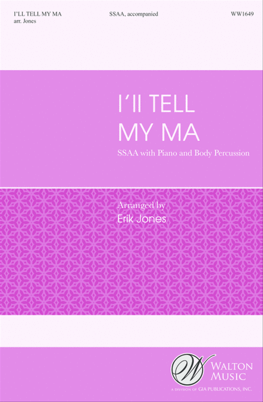 I'll Tell My Ma (SSAA) SSAA scores gallery preview page 2