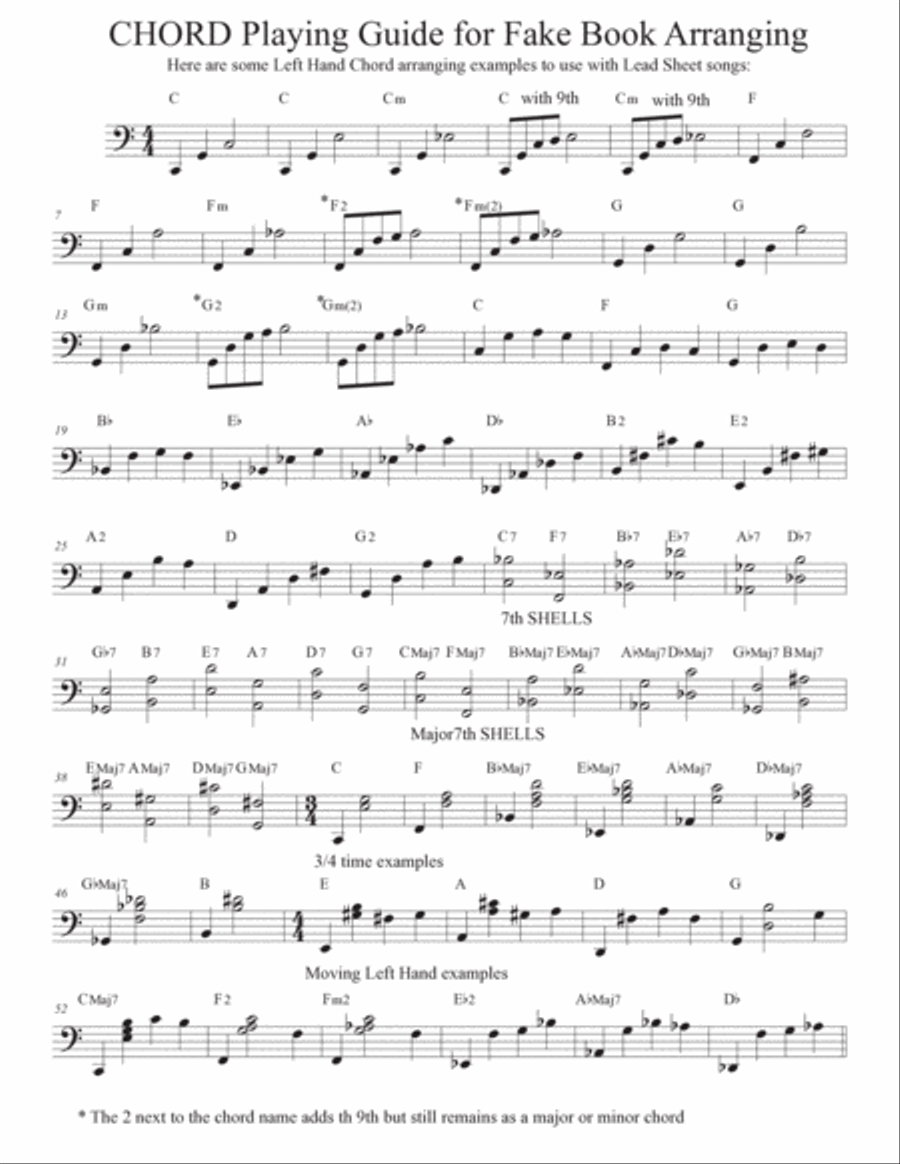 Hymn Arrangements Fake Book Volume ONE Piano Solo scores gallery preview page 2