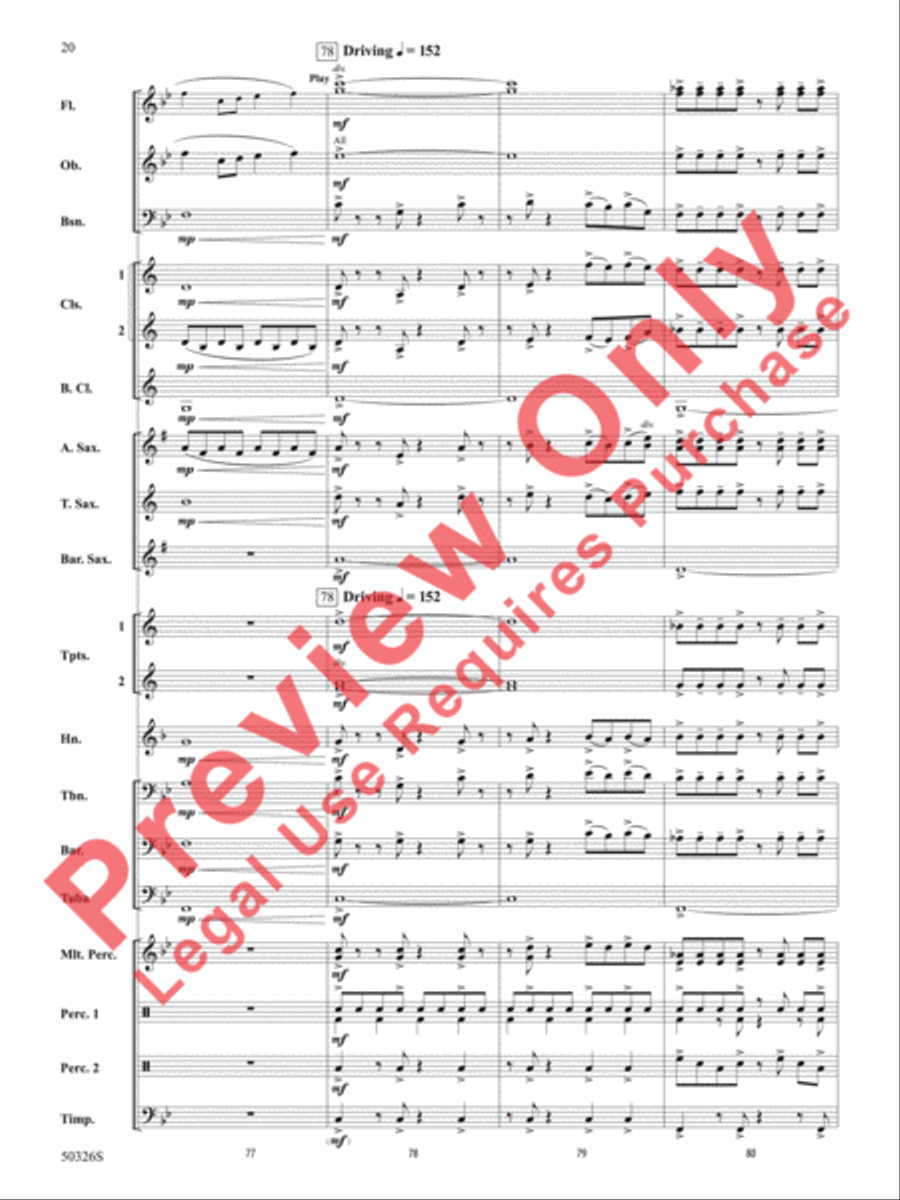 Intenso Concert Band scores gallery preview page 21